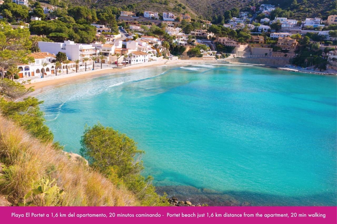 2 Bedrooms Apartment In Moraira Center With Community Pool Eksteriør bilde